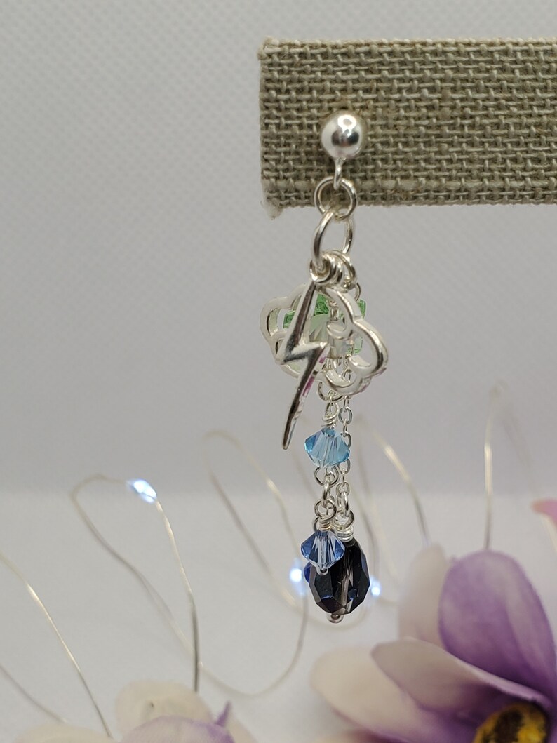 BTS RM MONO \u2018Forever Rain\u2019 Inspired Non-Matching Earrings