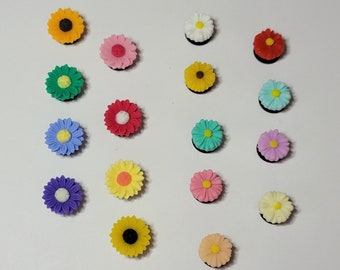 KAWAII Shoe Charms for Croc Clogs - Daisy/ Sunflower