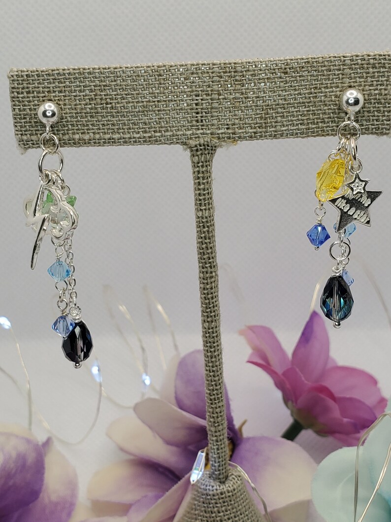 BTS RM MONO \u2018Forever Rain\u2019 Inspired Non-Matching Earrings