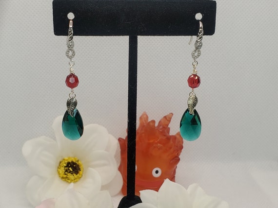 Howl's moving outlet castle earrings etsy