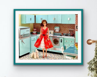 Vintage Barbie Retro Kitchen