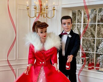 Vintage Barbie & Ken Happy New Year