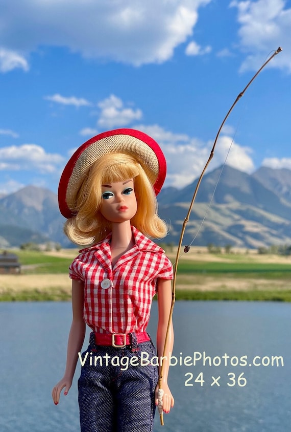 Vintage Barbie Gone Fishing 