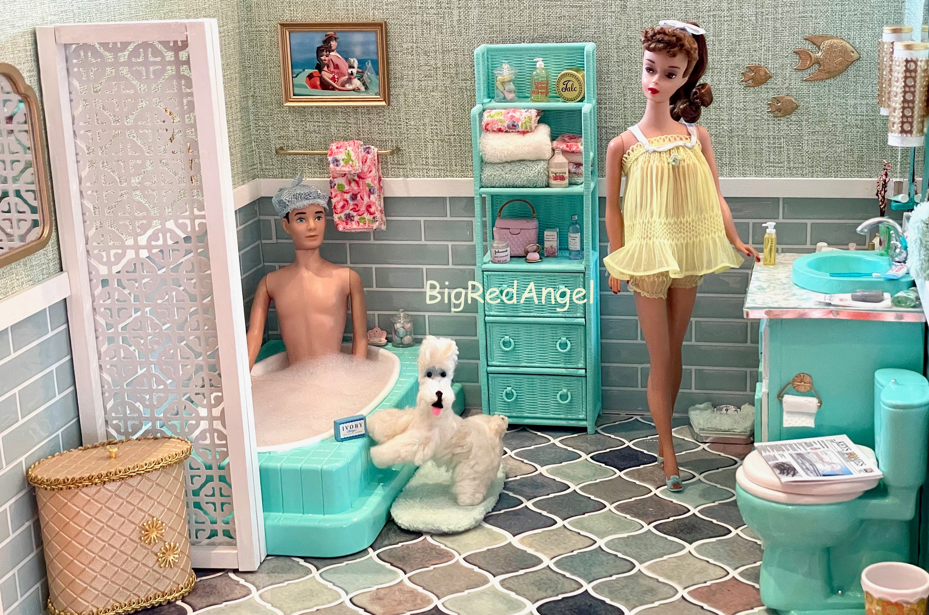 Barbie & Ken Bath Time Fine Art Photograph Etsy