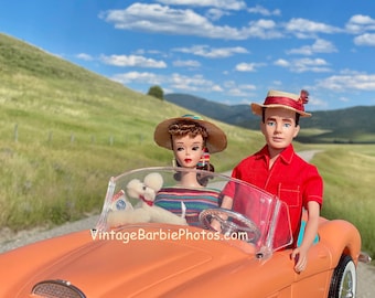 Vintage Barbie & Ken Sunday Drive
