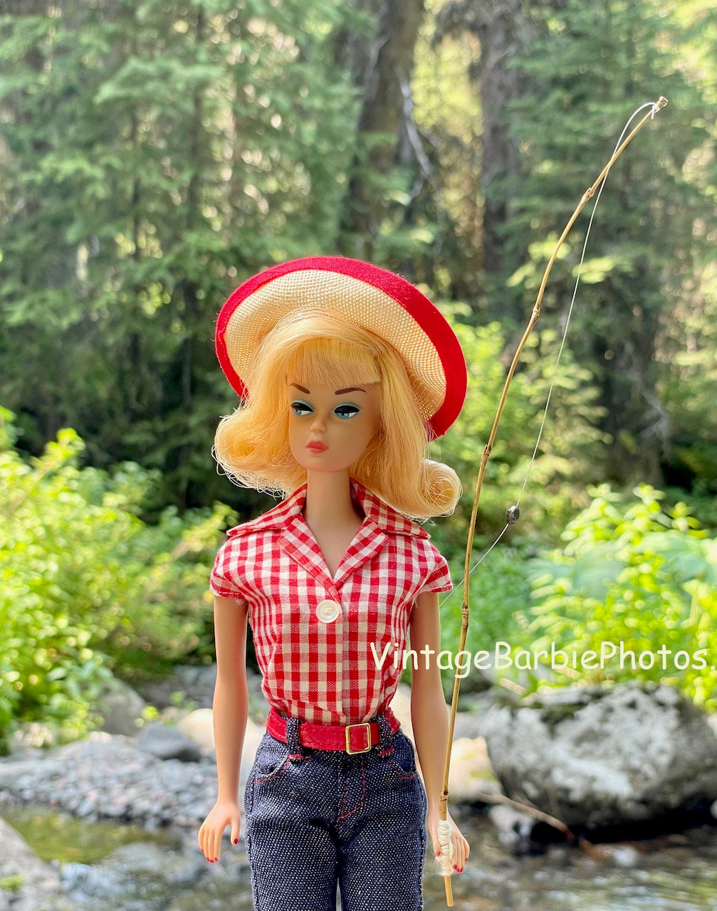 Vintage Barbie Gone Fishing