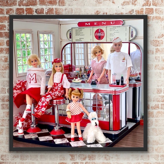 Vintage Barbie Family Diner