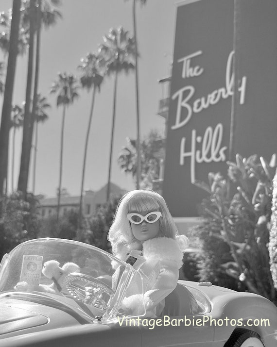 Beverly Hills Barbie in Black & White