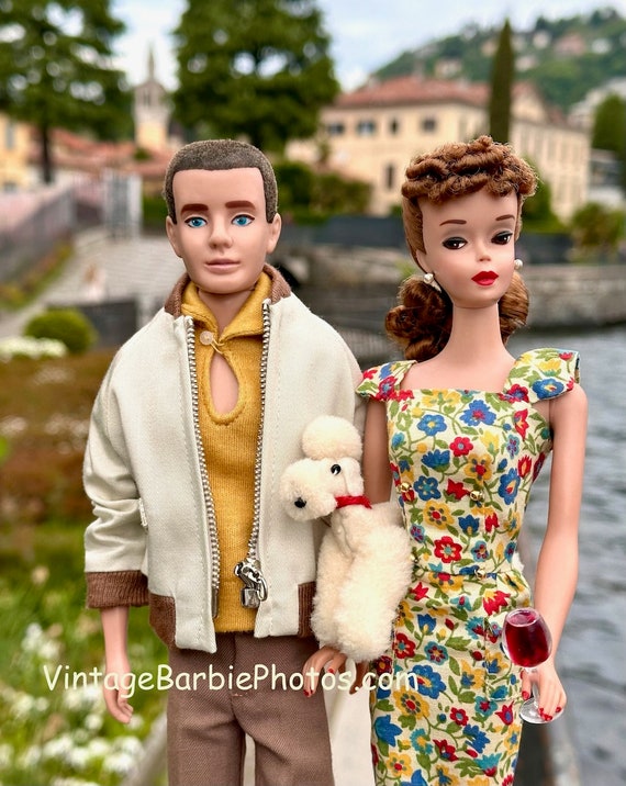 Vintage Barbie & Ken in Lake Como