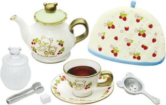 Re-Ment Rilakkuma Miniature British Tea Time #2 Tea Set