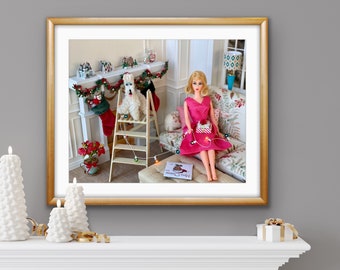 Vintage Barbie Christmas Decorating