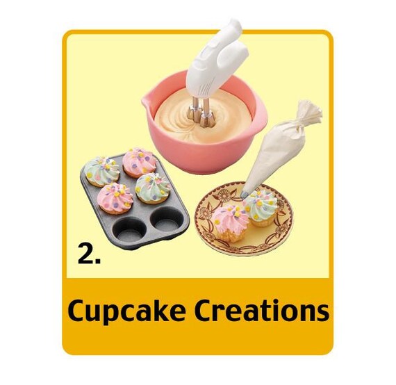 Re-ment (Rement) Puchi Petite: Mini Sweets #2 Cupcakes