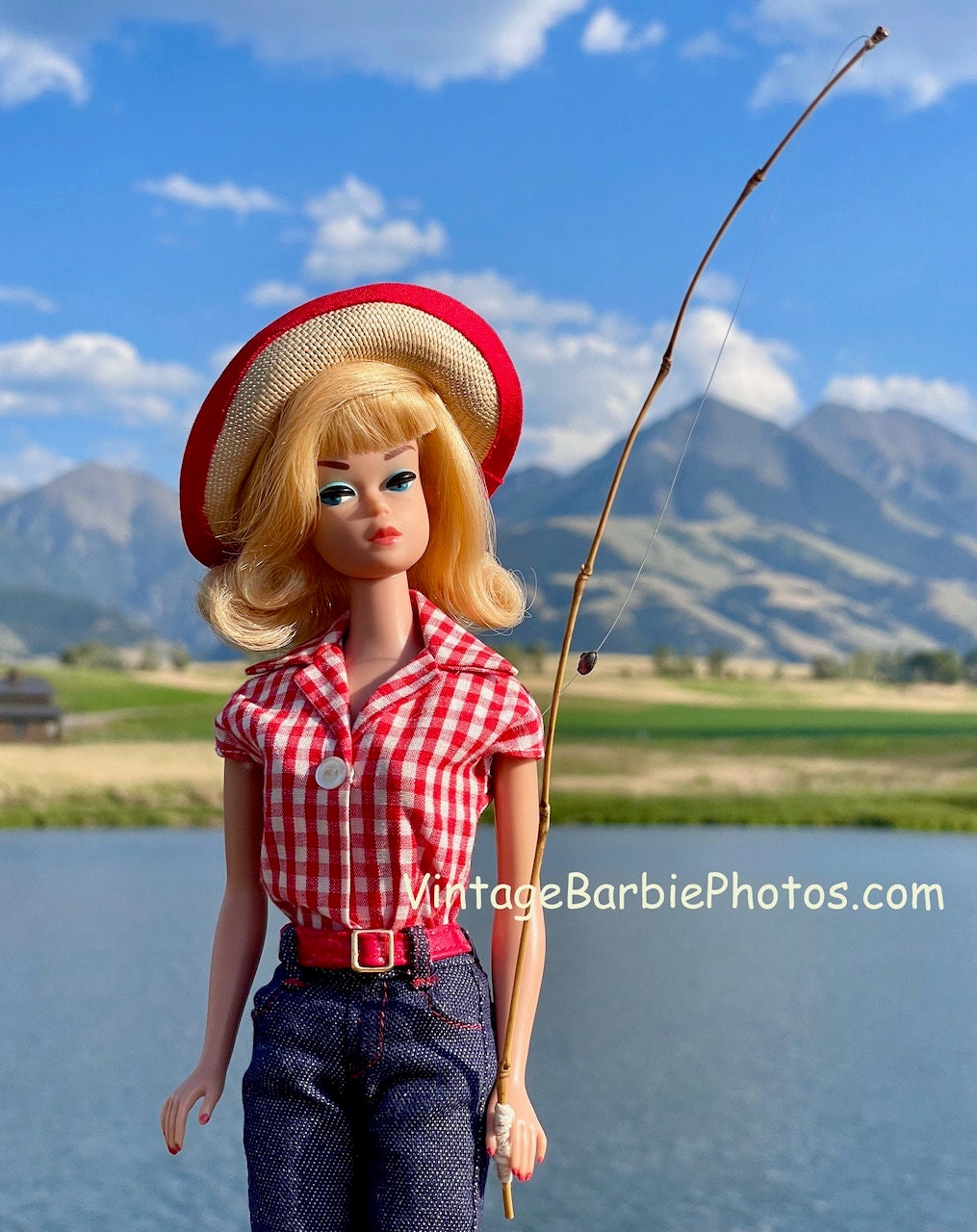 Vintage Barbie Gone Fishing