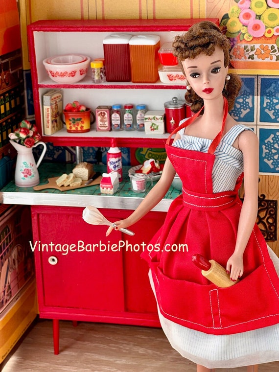 Vintage Barbie Kitchen Time Miniature Set