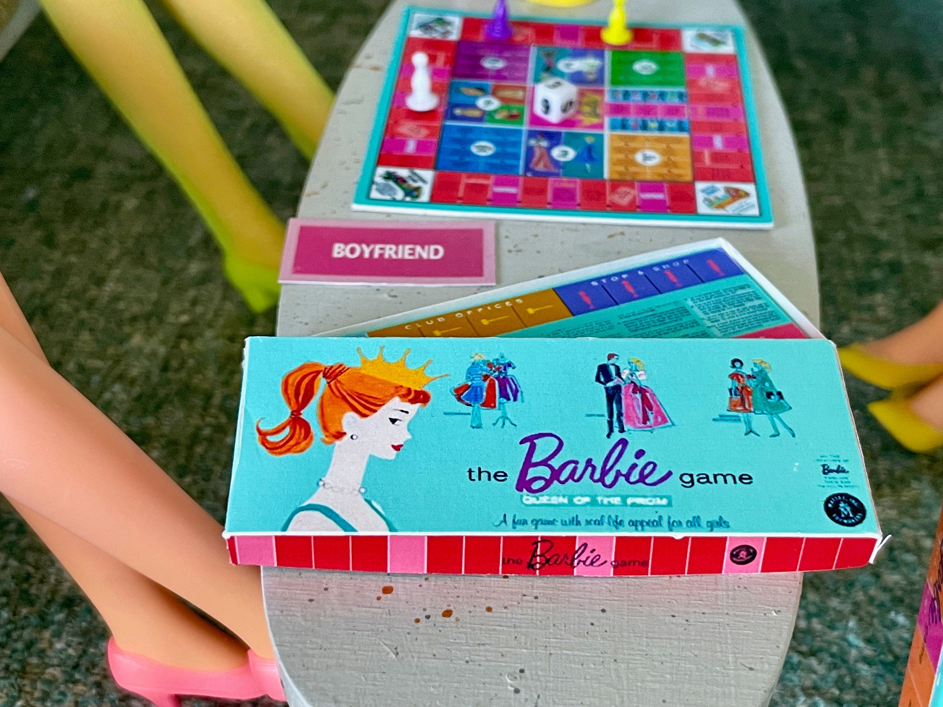 Board Game Replacement Pieces: The Barbie Game Queen of the Prom 1960  Mattel