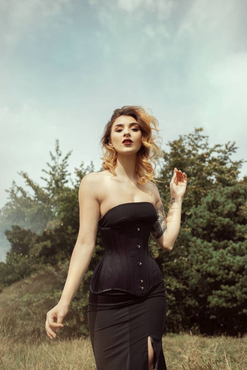 BESPOKE WAIST TRAINING corset underbust steelboned corset tight lacing corset Meena