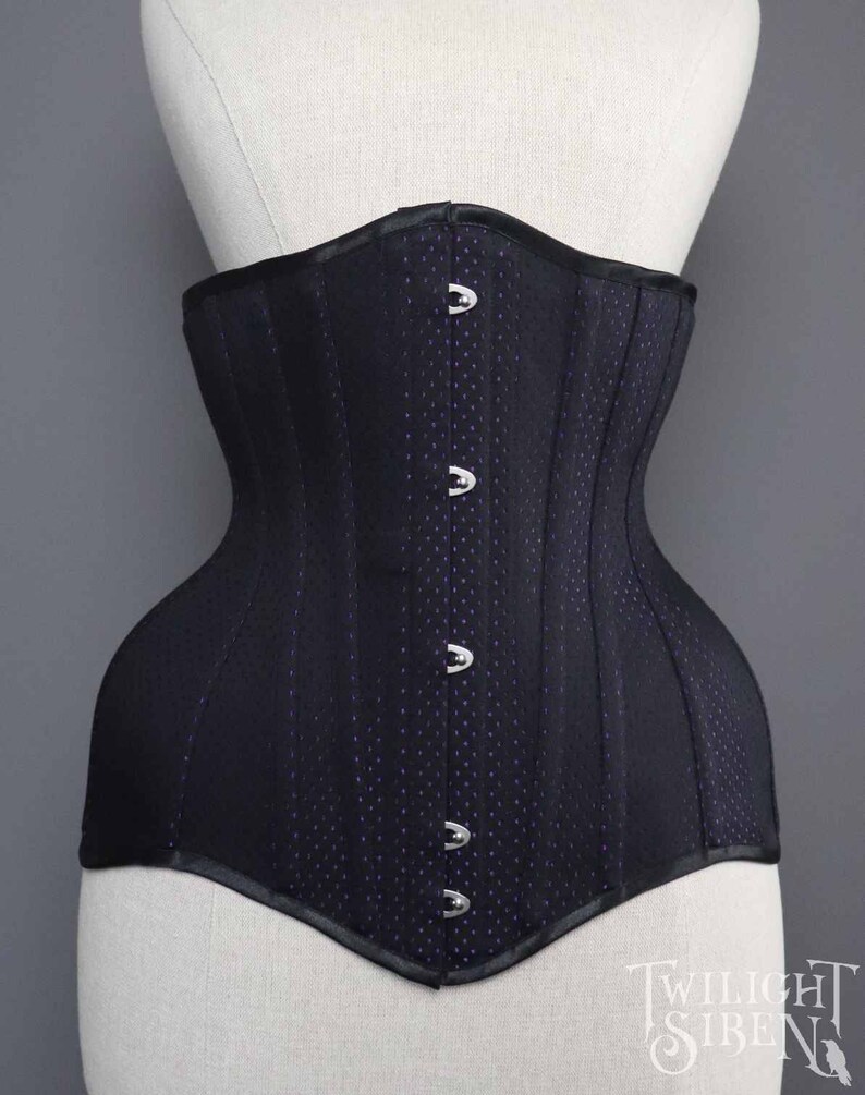 BESPOKE WAIST TRAINING corset underbust steelboned corset tight lacing corset Meena