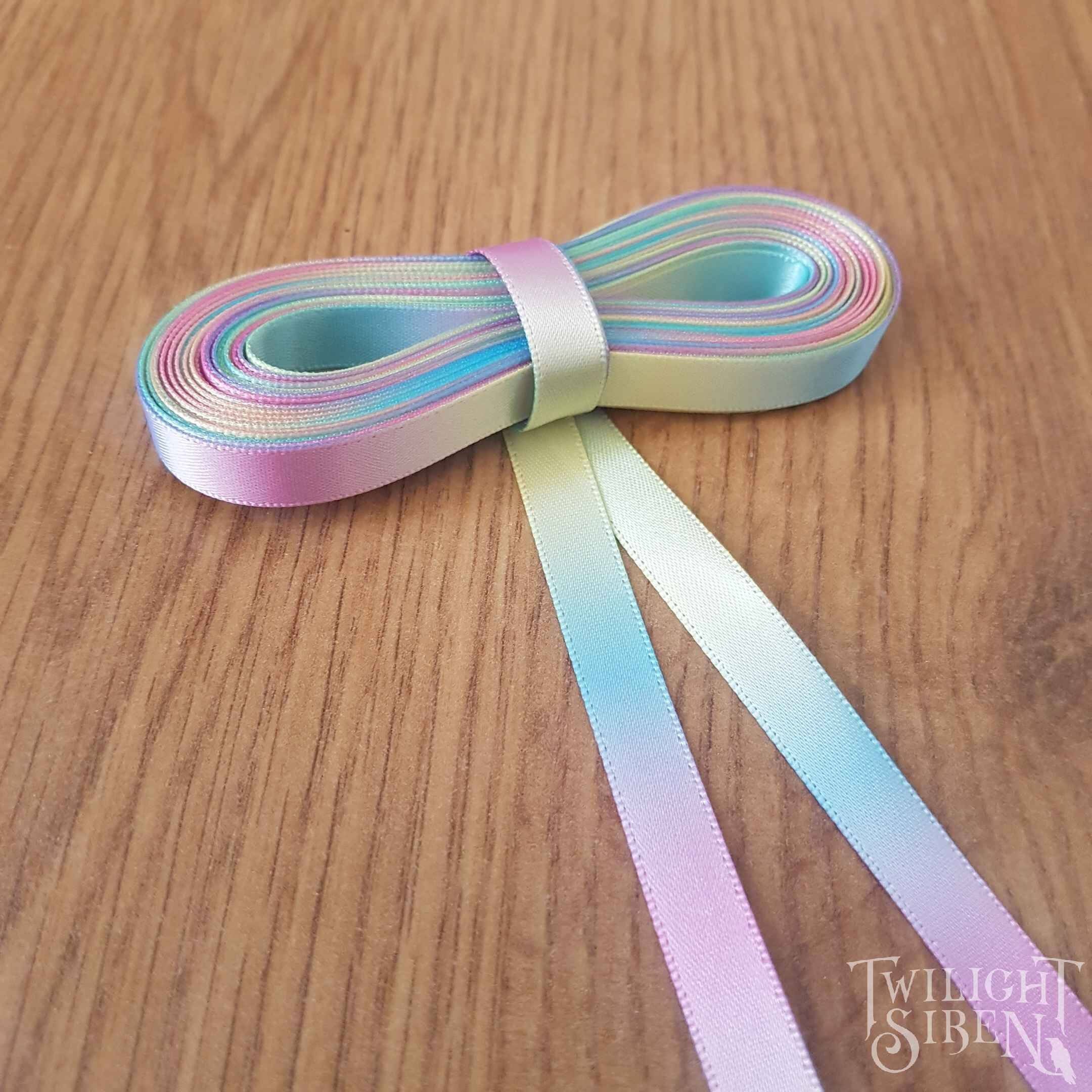 Satin Ribbon Corset Lacing, 10mm Double Faced Satin Ribbon, Replacement ...