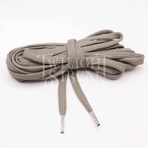 FAWN corset flat lacing, replacement stays lacing, polyester flat lacing tipped with metal aglets (silver, gold, bronze, black aglets)