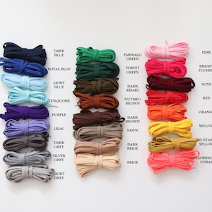 Polyester Corset Flat Lacing with Metal Aglets, Replacement Stays, Dress Lacing (silver, gold, bronze, black aglets)