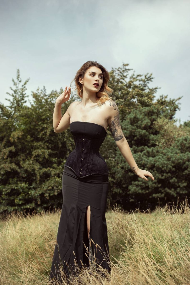 BESPOKE WAIST TRAINING corset underbust steelboned corset tight lacing corset Meena