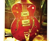 Chet Atkins Tennessee Rose Guitar Art Print