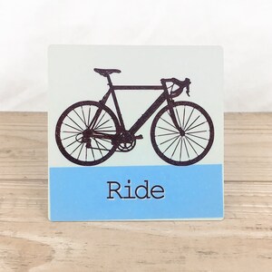 Ride  5&quot; Metal Retro Sign