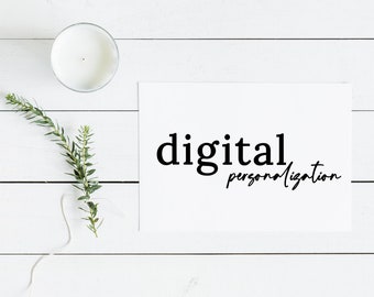 Digital Invitation Customization | Personalize My Listing | Custom Text Edit | Add On Service