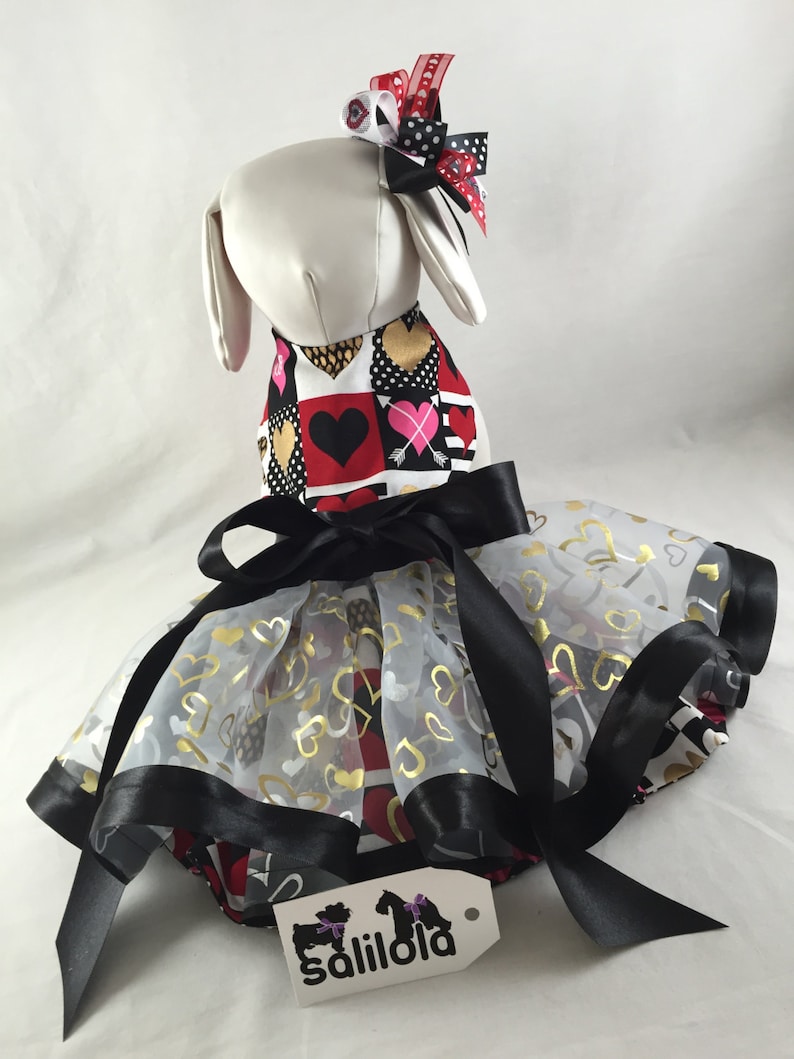 Be My Valentine Reversible Dog Dress Etsy