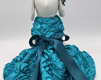 Reversible Dog Dress - Celebration Party Wedding or Holiday
