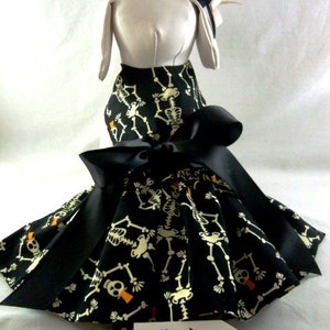 Skeleton Dance - Reversible Dog Dress
