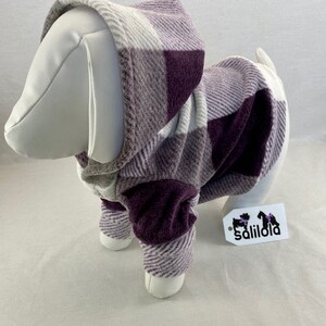 Lola Hoodie - Plush Fleece or Polar Fleece Dog Sweatshirt