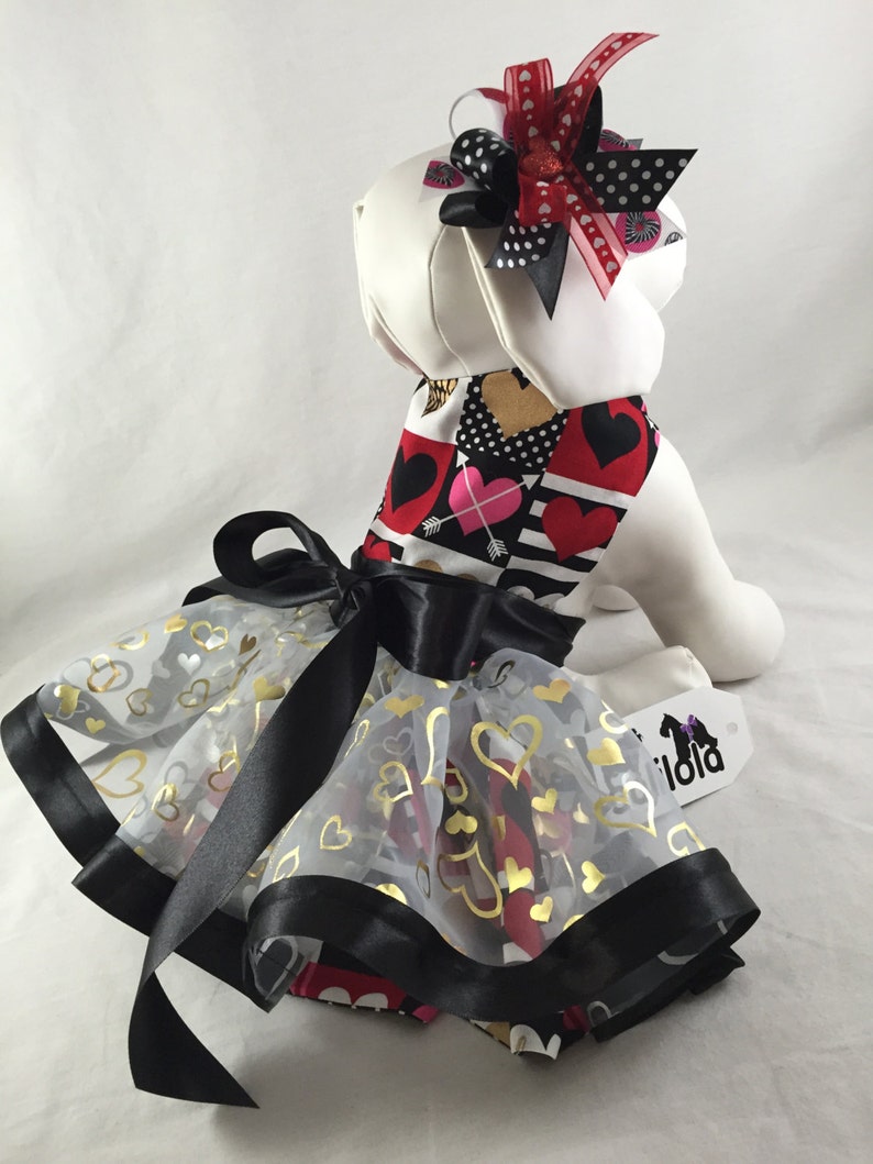 Be My Valentine Reversible Dog Dress Etsy