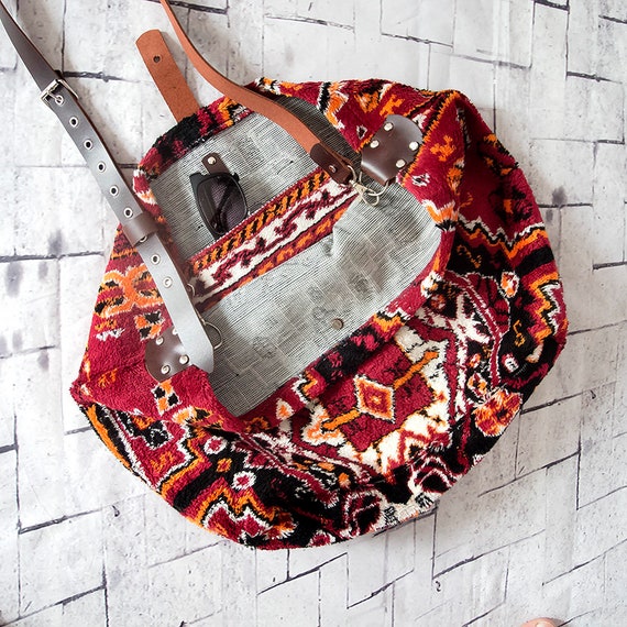 Carpet shoulder bag hotsell