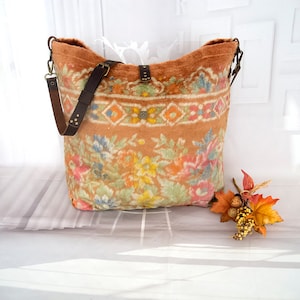 Silk carpet bag, Boho shoulder bag, Rug crossbody bag, Tapestry, Beach, Vintage