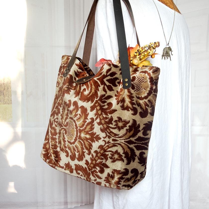 Carpet Bagger Tote caracteriza Bag Sustainable