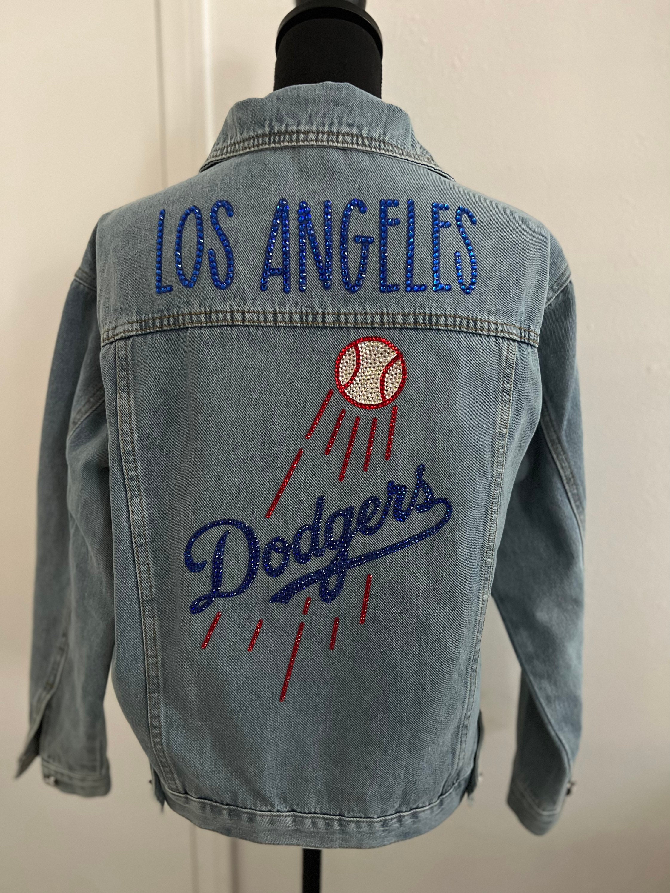 Dodgers Bedazzled Custom Jacket