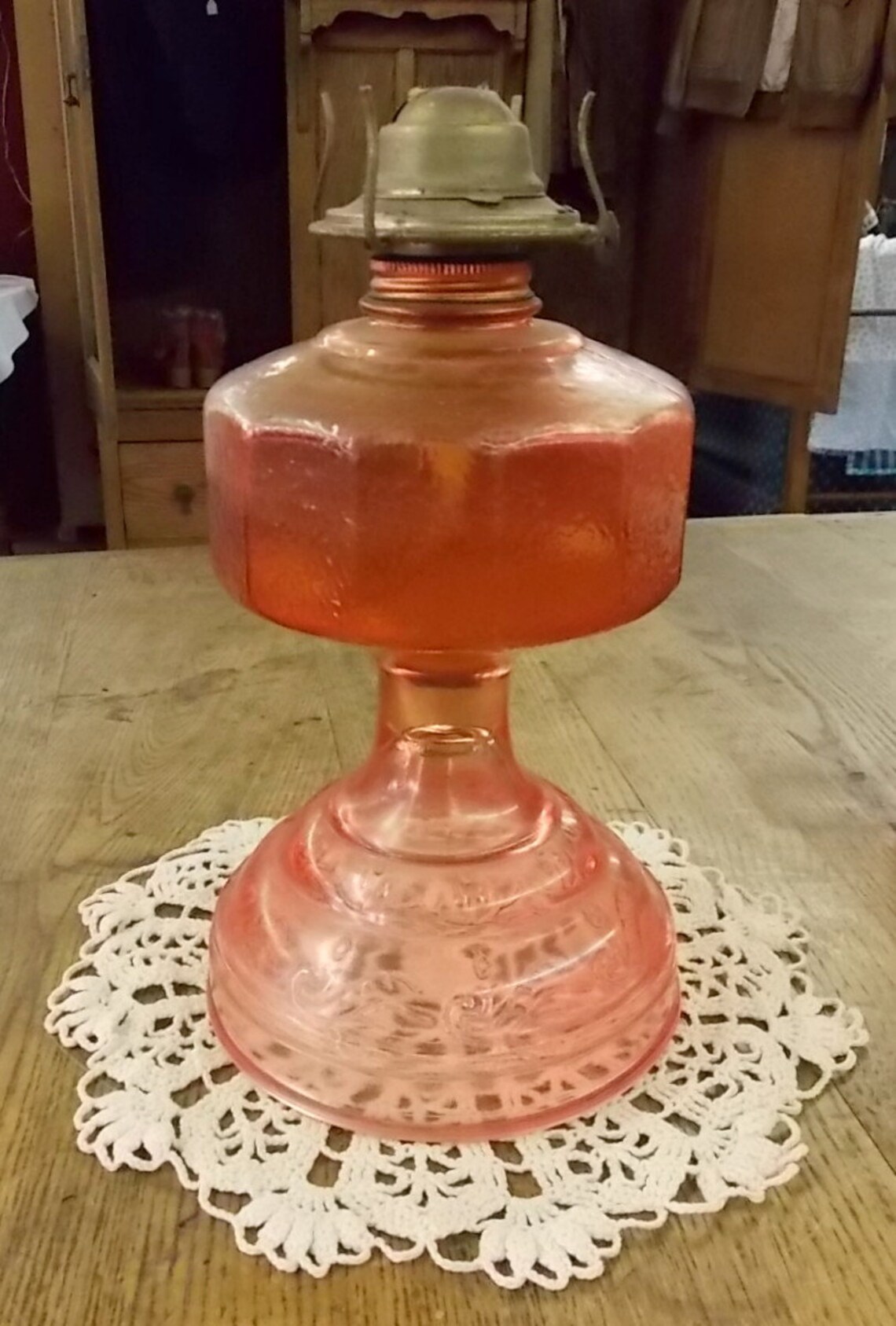 Antique Red Glass Eagle Oil Lamp/Lantern For Patsy Etsy