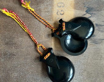 Vintage Elton Spanish Castanets Bakelite