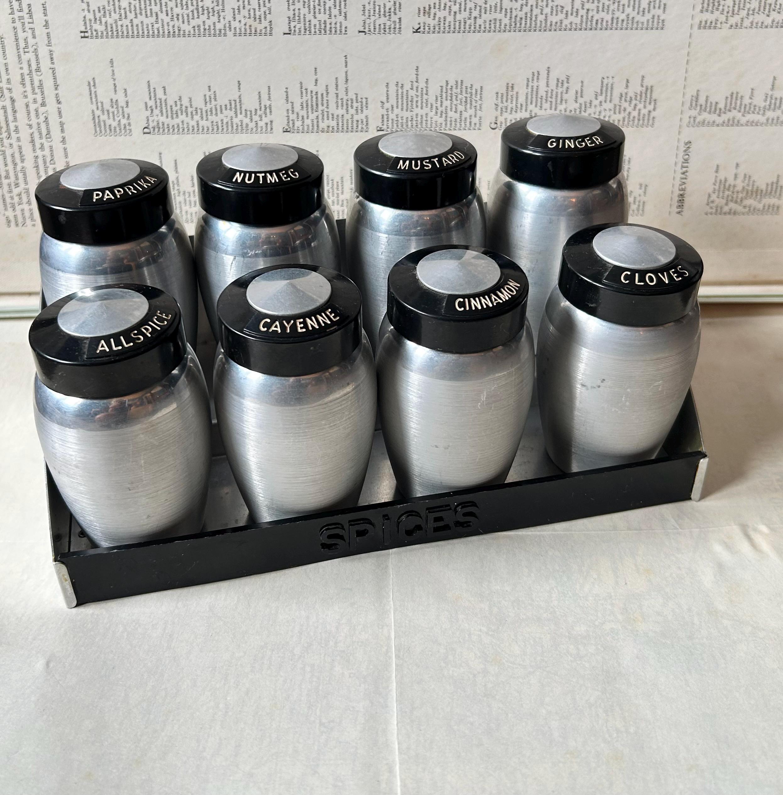 Vintage Aluminum Spice Rack - Etsy