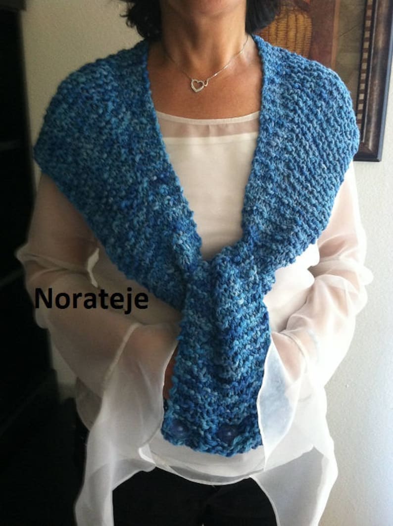 Neck Warmer, Shoulder Wrap, Scarf Knitting Pattern Etsy