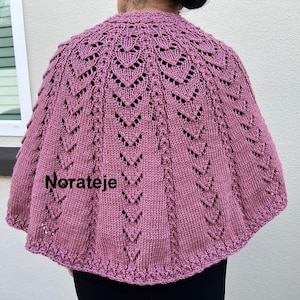 Katy cape, shawl Knitting pattern zdjęcie 3