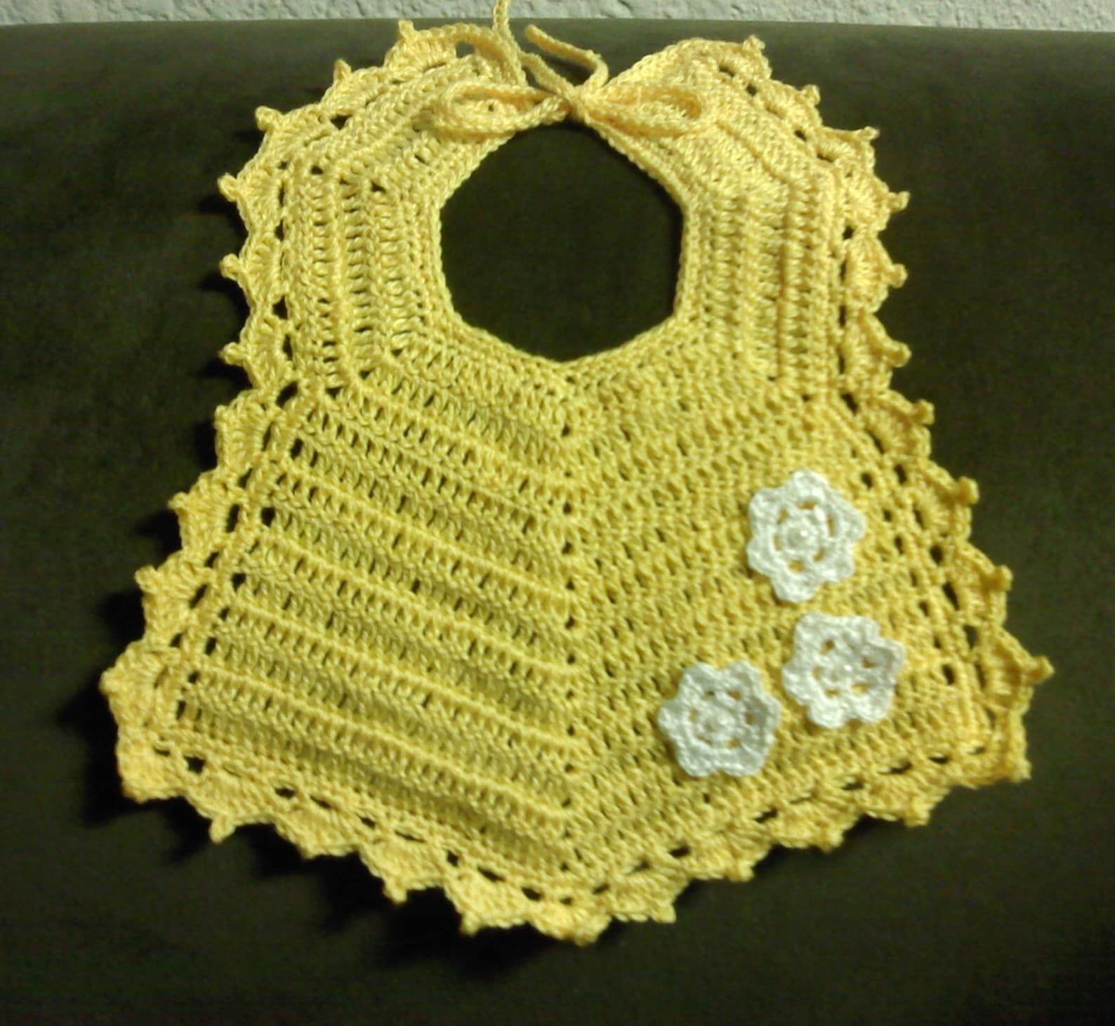 Printable Baby Bib Pattern Girl