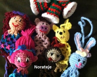 Aroma bags character crochet 7 patterns
