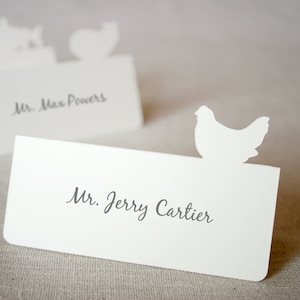 Meal Choice Place Cards for Weddings Banquets Receptions Caterer Set of 24