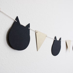 Modern Cats Paper Garland bunting banners 5 ft. 画像 1