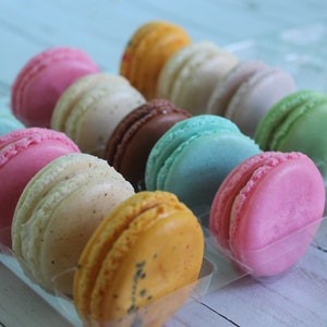 Französische Macarons| 15er Pack Mix Geschmacksrichtungen | Französisches Gebäck | Macaron | Keks| Französischer Keks