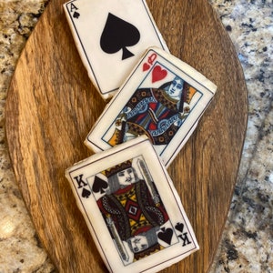 Playing Cards | Card game Sugar Cookies half dozen Cookies
