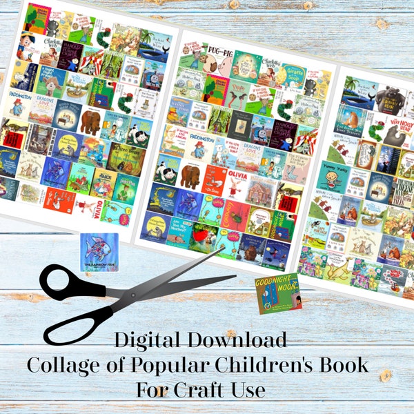 Storybook Digital Download Childrens Book Cover