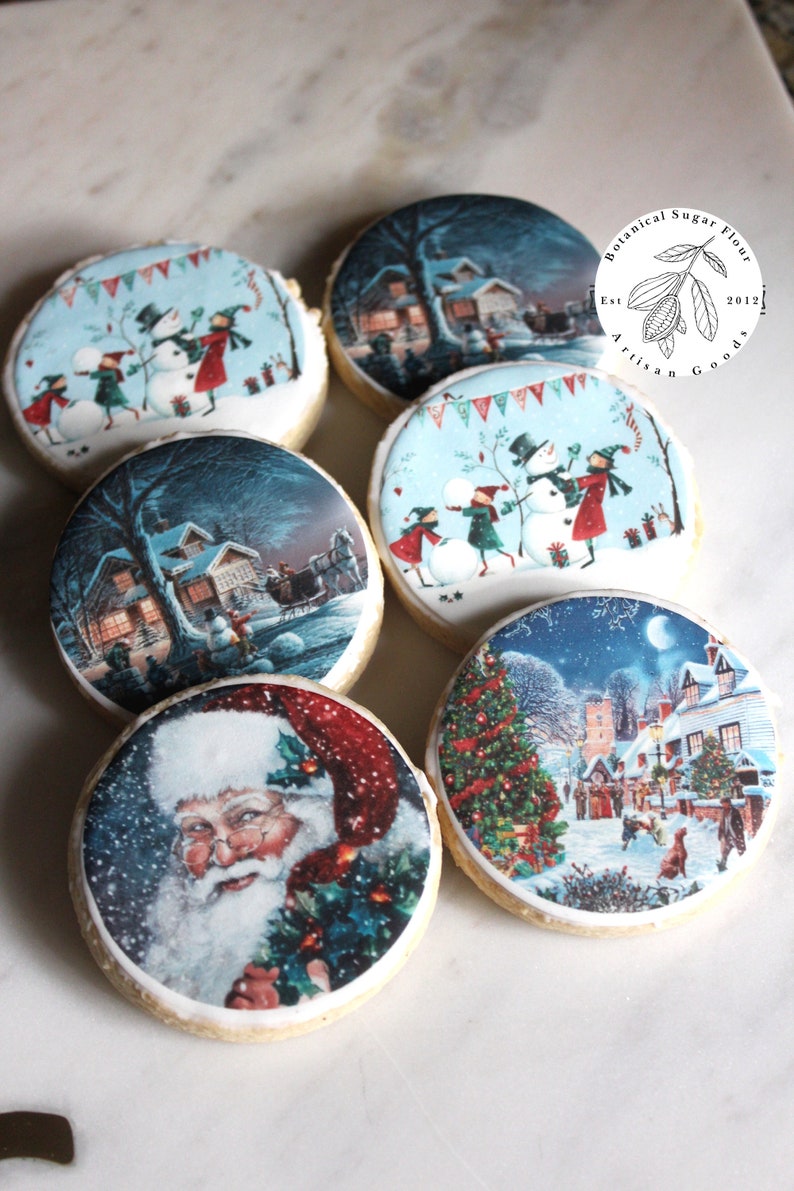 Christmas Sugar Cookies Christmas Gift Half Dozen Christmas image 2